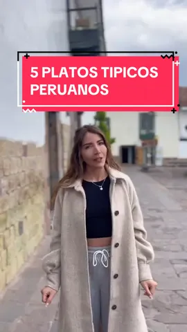 𝐆𝐚𝐬𝐭𝐫𝐨𝐧𝐨𝐦𝐢́𝐚 𝐩𝐞𝐫𝐮𝐚𝐧𝐚  Peru es famoso también por su gastronomía y hoy te muestro 5 platos típicos que no deben faltar en tu lista! 😱 1. Lomo saltado 2. Ceviche  3. Ají de gallina 4. Causa rellena 5. Seco de res  𝐘 𝐭𝐮́ 𝐲𝐚 𝐩𝐫𝐨𝐛𝐚𝐬𝐭𝐞 𝐚𝐥𝐠𝐮𝐧𝐨, 𝐜𝐮𝐚𝐥 𝐞𝐬 𝐭𝐮 𝐟𝐚𝐯𝐨𝐫𝐢𝐭𝐨 ? 😋 ##gastronomiaperuana #comidaperuana #lomosaltado #ajidegallina #secoderes #comidatipicaperuana #peruvianfood #foodporn #peru #cusco #cuscoperu #