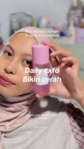 Gentle tapi bikin cerah🤍✨ #dailyclarifyingtoner #glycolicacid #tonerskintific #dailyexfoliation #skincarereview #CapCut 