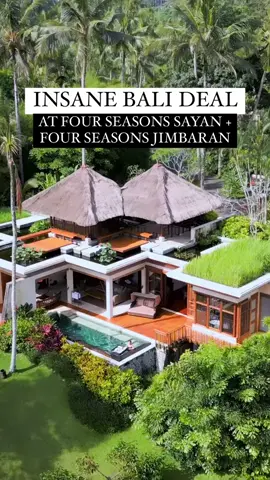 6 nights for two people 🤯🤩😍 #traveldeal #bali #tiktoktravel #luxurytravel #fourseasons 