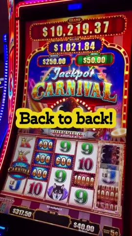 What a Big Win We Got Here: Jackpot Carnival. 💵 #jackpotcarnival #winningbig #cash #handpay #fyp 