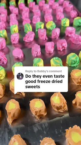 Replying to @Bobby Yes theyre yummy!! 😳 #tiktokmademebuyit #freezedried #freezedriedcandy #sweets #candy #mukbang #asmrfood #asmr #sweetshopuk #candyuk #jollyrancher #fmcgfair 