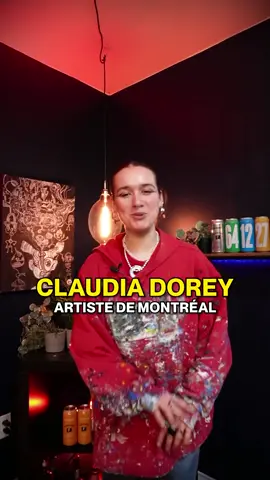 On vous présente @claudiadoreyart une artiste de Montréal ! 🎨 Dans cette toute nouvelle approche, plongez au cœur de l'univers artistique de Claudia, une talentueuse peintre originaire de Montréal. Explorez son œuvre et faites la connaissance de l'artiste lors de cette captivante présentation ! 🖌️🖼️ Pour explorer plus en profondeur son travail, rendez-vous sur son site internet. www.claudiadoreyart.com #painting #montrealartists #redhoodieartist #artistsoftiktok #artwork