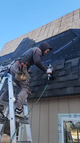 roofing a 36/12 pitch  #fastestroofer  #satisfying #fyp #roofing #roofer #viral 