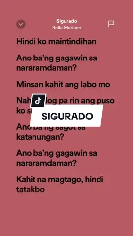 Siguradu by:Belle Mariano #songlyrics #spotify #fypviral 