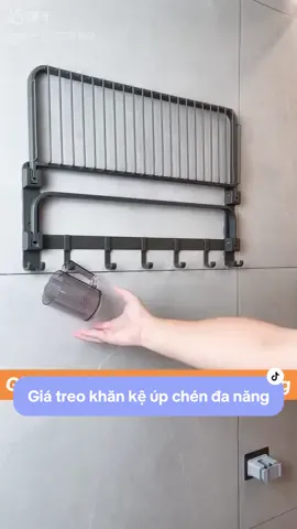 Giá treo khăn kệ úp chén đa năng #giatreokhantam #giatreokhandanang #keupchendia #xuhuong #tienichcuocsong #dodunggiadinh #xh2023 