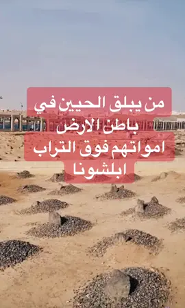#من يبلق_الحيين_في_باطن_الارض