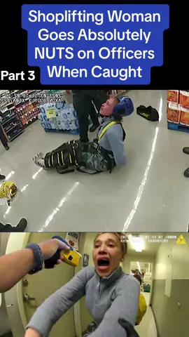 Shoplifting Woman Goes Absolutely NUTS on Officers When Caught
