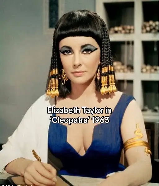 History’s #1 girl crush #historytok #history #cleopatra #egypt #elizabethtaylor 