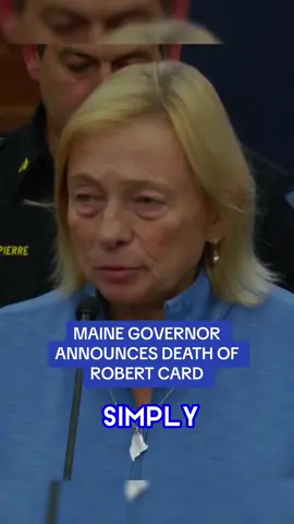 Maine Governor announces death of mass shooting suspect, Robert Card. #fyp #robertcard #maine #suspect #bowlingalley 
