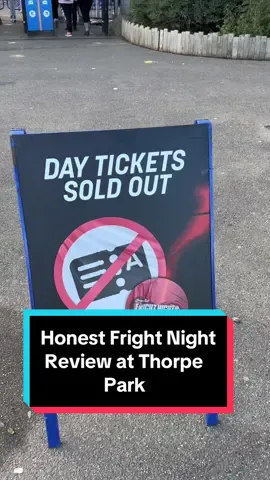 Here’s My Honest Review On Fright Nights At Thorpe Park #frightnight #thorpepark #thorpeparkofficial #thorpeparkresort #honestopinion #halloween #fyp #fy #foryou 
