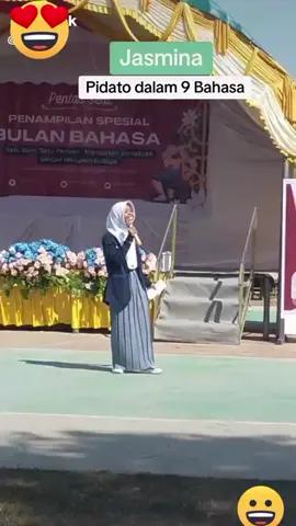 wa Ode Jasmina siswa SMA negeri 2 Buru manghafal 9 Bahasa. sukses selalu Jasmin🥰