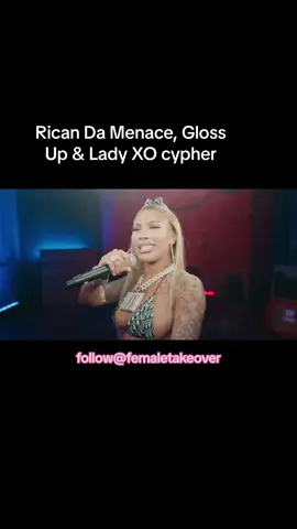 @Red Bull USA the ladys are coming through with the raps #freestyle #cypher #redbullcypher #usmusic #ricandamenace #ladyxo #glossup #femalerapper #femaletakeover #fyp 