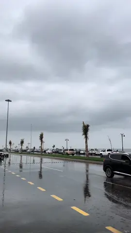 #Jizan #مطر #الشتاء #بحر_الجامعة 