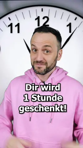Morgen darfst du 1 Stunde länger schlafen 💕 #1minutejura #nachrichten #lernenmittiktok 