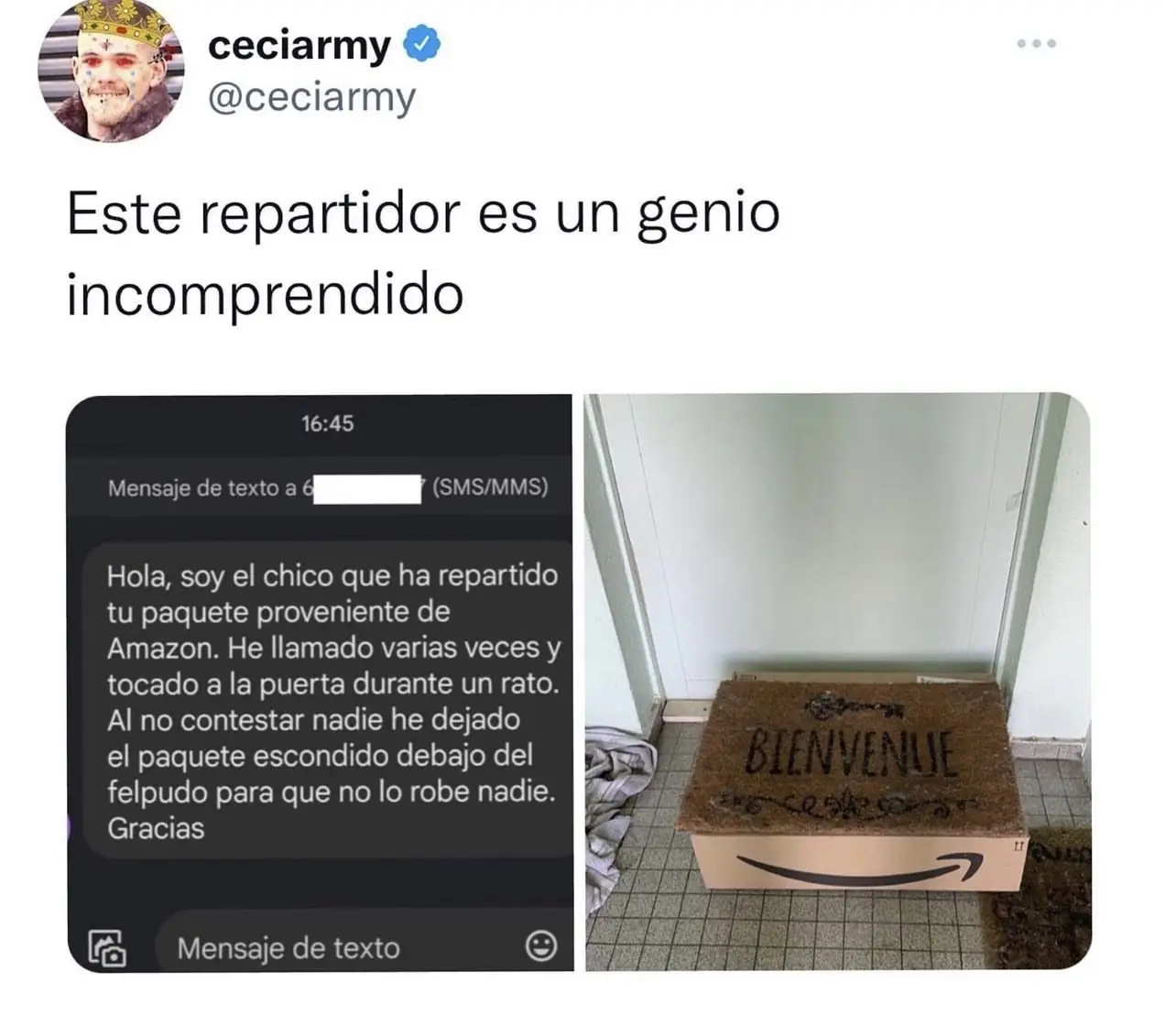 Es un genio 😂😂