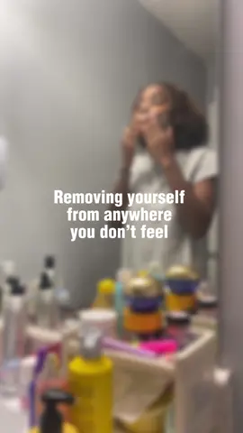 Choosing to walk away from spaces where you aren’t respected is a form of self-care just as essential as skincare. Both nurture your well-being and radiate your true beauty. 1. Exfoliating: In relationships, exfoliating could represent shedding old habits, grudges, or negative emotions that no longer serve a healthy connection. It’s about letting go of the past and creating a clean slate for growth.   2. Cleansing: This step relates to communication and openness in a relationship. Just as cleansing your skin removes impurities, cleansing in a relationship involves open and honest conversations to remove misunderstandings and doubts. 3. Toning: Toning can be seen as finding balance and harmony in a relationship. Similar to toning the skin to maintain its elasticity, in relationships, it’s about finding common ground, compromise, and maintaining a healthy equilibrium between individual needs and the needs of the relationship. 4. Moisturizing: In the context of relationships, moisturizing represents nurturing and caring for the emotional well-being of both individuals involved. Just as moisturizer keeps the skin supple and radiant, showing affection, appreciation, and support keeps a relationship healthy and thriving. These beauty routine metaphors highlight the importance of self-care, communication, balance, and nurturing in maintaining healthy and vibrant relationships. #becomingher #20somethings #blackgirlhair #glassskin 