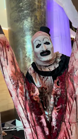 Art the Clown is back for his close-up! #spookyempire #spookyempire2023 #arttheclow #art #terrifier #terrifier2 #spooky #horror #cosplay @Spooky Empire 