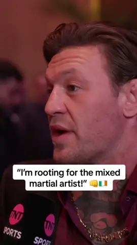 Conor McGregor makes his prediction ahead of tonight’s main event 👊🇮🇪 Live on TNT Sports Box Office #BattleOfTheBaddest | #FuryNgannou | #TysonFury | #FrancisNgannou | #Boxing
