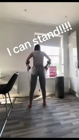 I can STAND!!! Able to stand unaided for first time since relapsing and can control the shaking a bit too now which means the muscles are starting to respond again #learningtostand #learningtostandagain #icanstand #recovery #cantstand #unabletowalk #fnd #relearningtowalk #learningtowalkagain #learningtowalk #fndawareness #cantwalk 