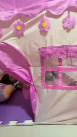 Cabaninha da Shopee . Super vale a pena , é enorme , bem feita e linda . #cabaninha #shopee #vidadecriança 