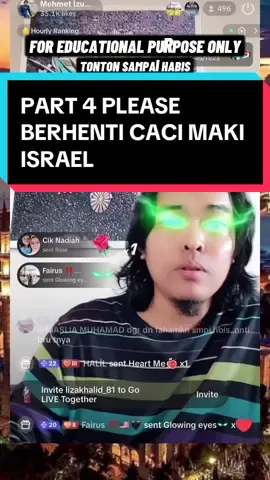 Replying to @Mehmet İzudin Turkiye Tolong tonton semua part. Ada 4 part. Dengar, faham, hadam, baru keluarkan judgement masing-masing ya. Yang penting, kita jangan lupa doakan buat saudara seagama kita di Gaza sana🤲🤲 😔😔😔