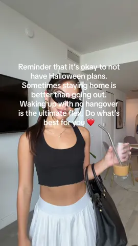 Who else stayed home instead of going out? #stayinghome #stayingin #goingout #outfit #halloween #outfitinspo #fyp #halloweenlook 