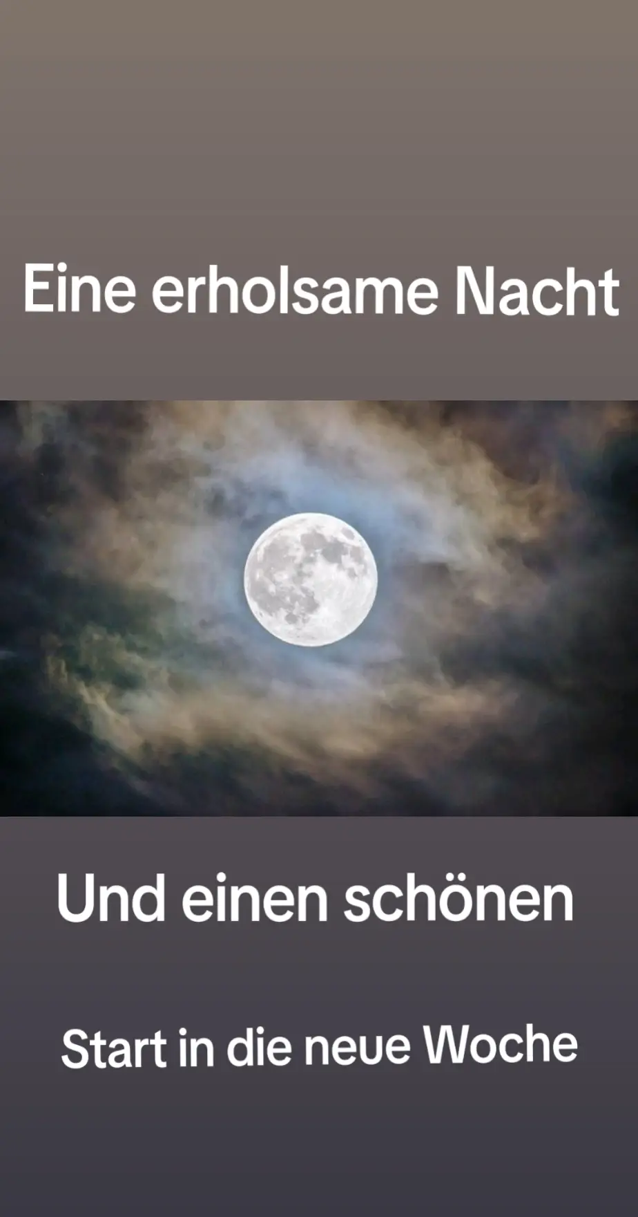 Eine erholsame Nacht 😴♥️#gutenacht #goodnight #grüsse #vollmond #fullmoon #goodevening #videoclip #schönenabend #gutenabend 