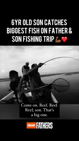 “LETS GO BOY!” - Pops was too proud of his #son for catching a big one on their Dad & Son #fishing trip, SALUTE! 💪🏾❤️ #DearFathers #idaddifferent #blackdads #blackfathers #fatherhood #fatherson #likefatherlikeson  Cc: @cbsnews