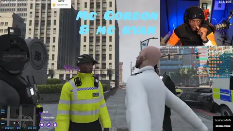 PC Gordon and PC Ryan give everyone a freestyle! #freestyle #tyrone #funnyclips #fyp #foryoupage #gtarp #gta #roleplay #viral #tyrone1mc #fivem #gta5 #atmrp #pcgaming 
