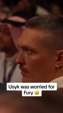 Calm, cool, and collected from Oleksandr Usyk as the Tyson Fury v Francis Ngannou scorecard was read out 😎🥊 #BattleOfTheBaddest | #FuryNgannou | #Usyk | #TysonFury | #oleksandrusyk | #Fury 