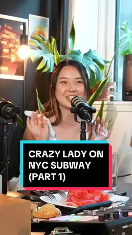 If you encountered someone like that on the subway, what would you do?! #byoteapodcast #asianpodcast #newyorkcity #newyorkpodcast #crazystory 