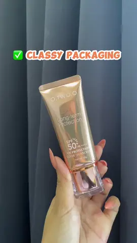 O.TWO.O CLEAR SUNSCREEN SPF50 PA++++ ✅ lightweight ✅ non greasy ✅ quick absorbing ✅ moisturizing ✅ classy packaging  #sunscreen #affiliatemarketing #otwoo #fypシ 