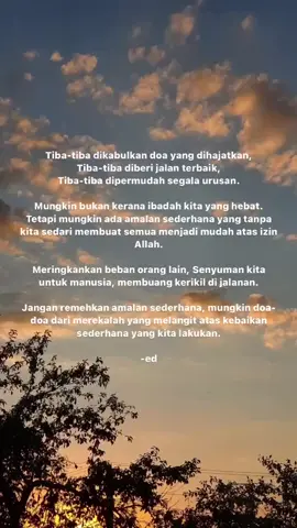 Amalan sederhana apa yang telah  dilakukan hari ini?  #islamicquotes #reminder #fypシ #islamic 