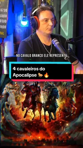 OS 4 CAVALEIROS DO APOCALIPSE ESTÃO CHEGANDO! 🔥#cortespodcasts #danielmastral #cavaleirosdoapocalipse #apocalipse 