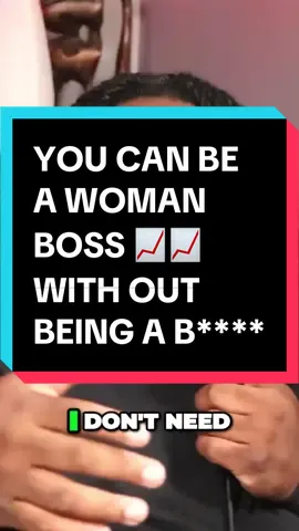 Thoughts 💭 on women bosses?  #womenownedbusiness #womenempowerment #womeninbusiness #womenpower #womenleaders #datingadvice #friendshipgoals #relationshipstuff #tiktokcouple #coupletiktok #podcastclips #relationshipshow #Relationship #businessmindset 