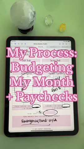 Get into the habit and learn the skill of budgeting… it will change your life. Monthly overview to plan your month. Calendar to lay it all out in regard to which check pays what expenses. Budget paycheck while referencing monthly overview and calendar  Go grab the money mastery toolkit (it pays for itself - you will save money like you never have before!) to get guided through the process.  #howtobudget #budgetingtiktok #budgeting #moneytips 