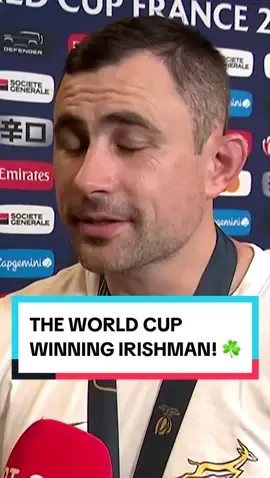 On his last game as a Springbok coach before leaving to join the English coaching ticket, former Leinster and Munster man Felix Jones spoke to Tommy Martin post-Rugby World Cup final!  #NZLvRSA| #RWC2023