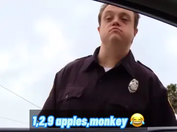 down syndrome cop funny🤭🤭 #downsyndromecop  #downsyndrome  #cop  #funny  #fyp  #foryou  #fypシ 