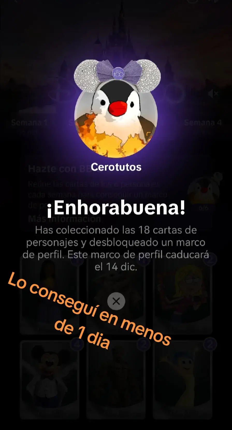 #cartasdisney #disney100 #TikTokHalloween #ashadisney   muchísimas gracias a (@❤️🎃MillyTheCat!🎃❤️) Por la carta de baby joda, sin ella no lo había conseguido, pero ahora al fin lo tengo :D