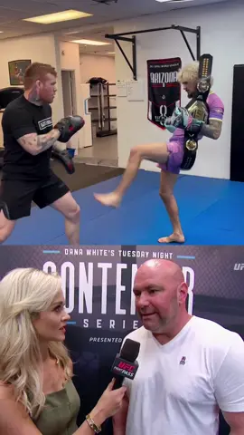 Training to defend the belt.