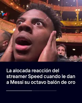 ¿Esperaba otro resultado?  📷 | El streamer con más de 13 millones de seguidores protagonizó un divertido momento que terminó con todos los invitados de pie aplaudiendo a Leo. #Viral #Messi #Balondeoro #ballondor
