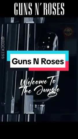 GUNS N ROSES - Welcome To The Jungle (Released - 1987)                           #gunsnroses #welcometothejungle #rock80s #classicrock #glammetal #hardrock #tiktokmusic 
