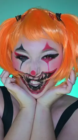 Scary clown 🤡🖤 #scaryclown #clownmakeup #makeup #halloweenmakeup 