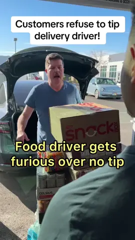 Customers refuse to tip delivery driver!