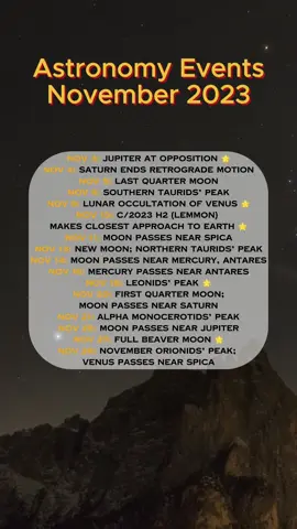 All Celestial Events in November ✨ Share with your friends! #starwalk #stargazing #fullmoon #astronomy #astronomytok #nightsky #fyp #fypシ #fypシ゚viral