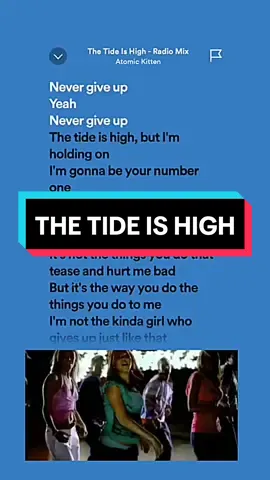 The tide is high#lyrics #fup #foryou #fup #music #goodmusiceveryday 