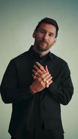 just another year at the office. ​ 💍💍💍💍💍💍💍💍​ #messi #goat #ballondor #adidas