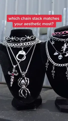 ONE OR TWO? ❤️‍🔥❤️‍🔥 viciouspunx.com #necklaces #alttiktok  #onthisday 