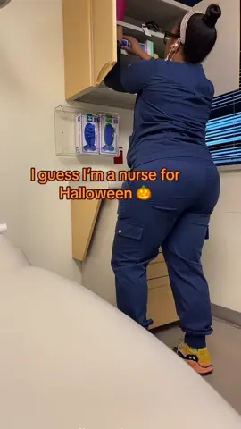 I mean I dont know…🎃😂 #happyhalloween Shop @Renowned Scrubs, LLC tho! #nursehumor #nursefunnytiktok #halloweenfunny #nursescrubs #nurselife #scrubslife #nursecustome #nurseoutfitideas #renownedscrubs #pediatricnurse #pedsnurselife 