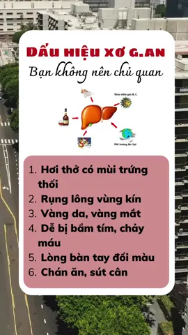 Dấu hiệu xơ gan, bann không nên chủ quan #TiktokAwardsVN #thuocnamsuckhoe #sứckhoẻ #suckhoesắcđẹp #bikipsongkhoe #mẹo #meovat #meo #xuhuong 